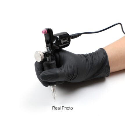 Černé jednorázové tetovací latexové rukavice Velikost Small 100ks