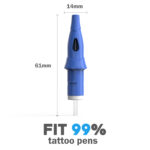 Cartuchos de tatuagem com caneta esferográfica Solong com membrana 20 unidades