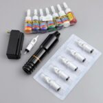 Solong Complete Wireless Rotary Tattoo Pen Machine Kit EM128KITP199