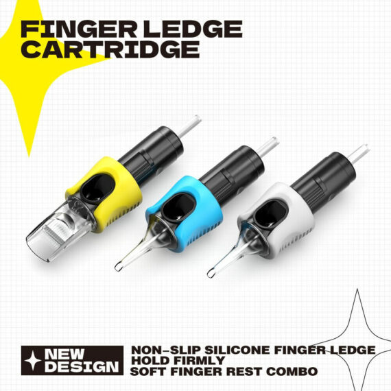 Stigma Finger Ledge Tattoo Cartridges Needles Round Magnum/RM 16pcs
