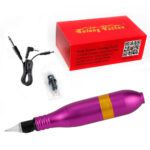 Solong Bullet-Motor Tattoo Pen &amp; Red &amp; Blue &amp; Purple Body EM110