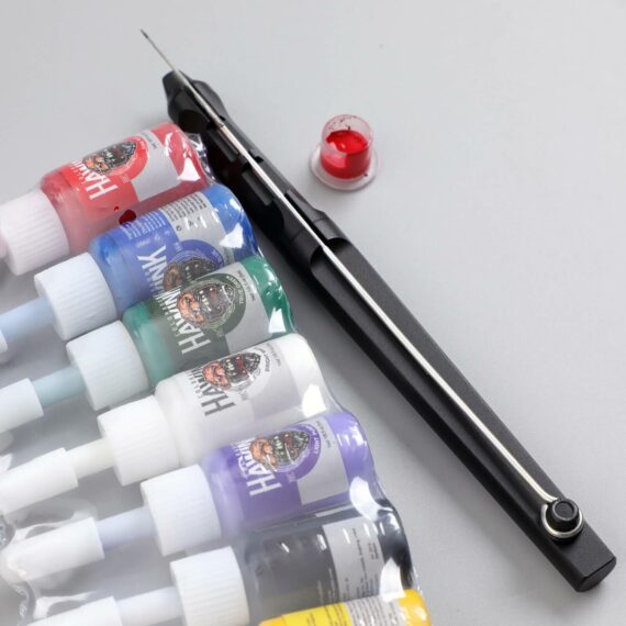 Set di penne per tatuaggi 3D tradizionali Hawink in alluminio GK-HW801TN01