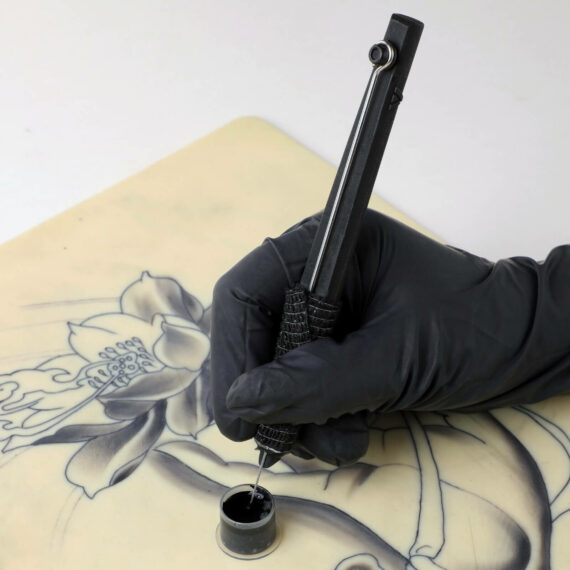 Solong Hand Stamp Pen Kit med manuell tatueringspenna GK802TN01-1