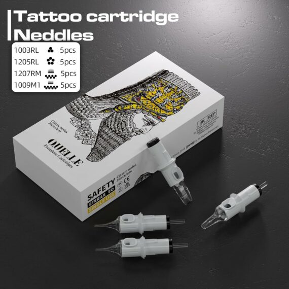 Tätowierpistolen-Set – HAWINK Tattoo-Set, komplette kabellose Tätowiermaschine, 1600 mAh Netzteil EM170KIT-1