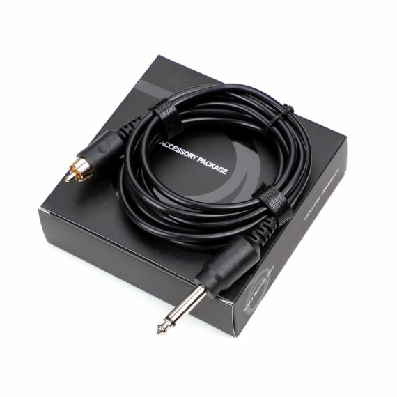 STIGMA Premium Slicone-Kabel für Tätowiermaschine, 2 m RCA-Kabel