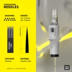 EN05S Tatttoo Needle Cartridges Round Magnum/RM 20PCS/BOX