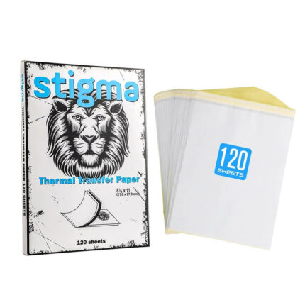 Carta per trasferimento termico per tatuaggi Stigma (21,6 * 27,9 cm) 120 pezzi