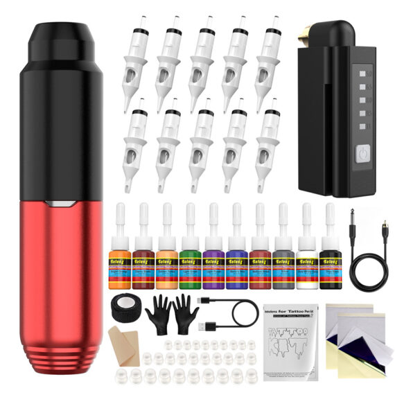 مجموعة ماكينة قلم الوشم للمبتدئين من سولونج SLP51KIT