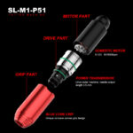 Kit de máquina de caneta de tatuagem para iniciantes Solong SLP51KIT
