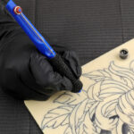 Kit de agujas de tatuaje Solong Hand Poke 3 colores GK803TI302