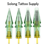 Solong EN01S Cartuchos de agujas de tatuaje Forro redondo/RL VITALIDAD 20 piezas/50 piezas