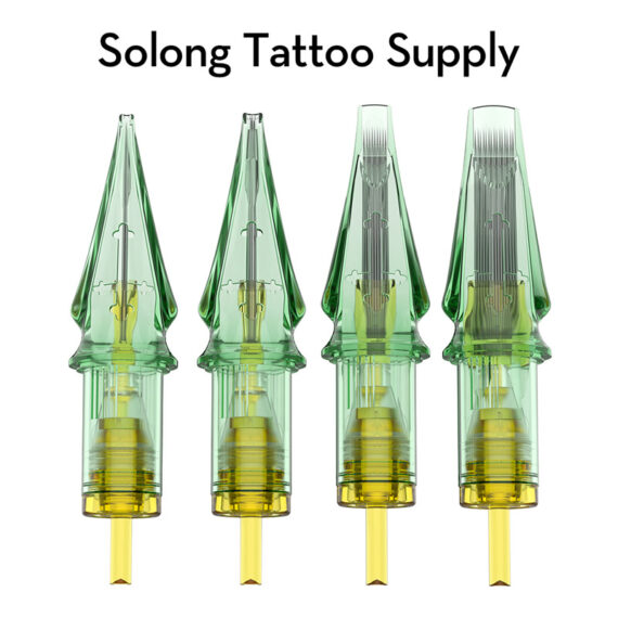 Solong Tattoo Needle Cartridges Round Magnum/RM 20PCS/50PCS - The King&#39;s Sword Cartridges EN01S