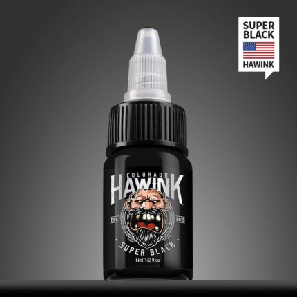 Hawink® Tattoo Ink Super Black 1/2 oz