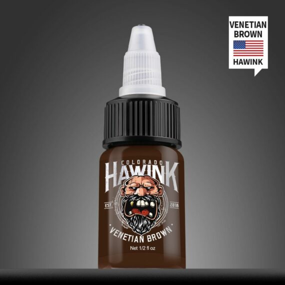 Hawink® tinta za tetoviranje venecijansko smeđa 1/2 OZ