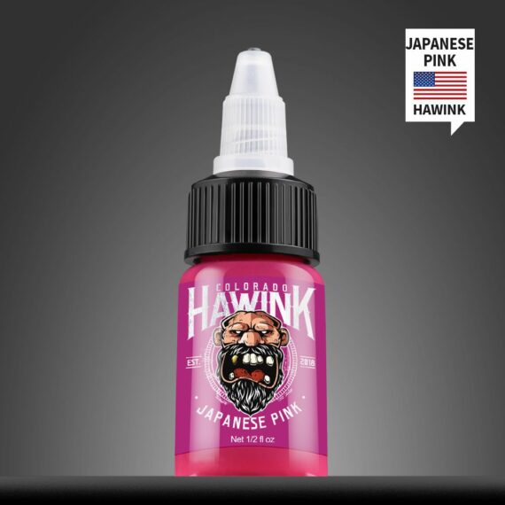 Hawink® Tattoo Ink Japanese Pink 1/2 OZ