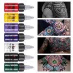 Conjunto de tintas para tatuagem STIGMA 15 ml 1/2oz 7 frascos