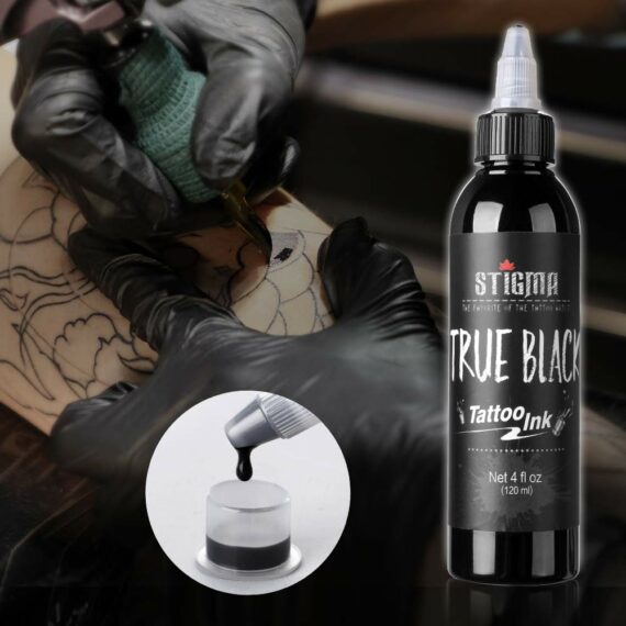 Tinta za tetovaže Stigma Black Color Scale 4oz True Black