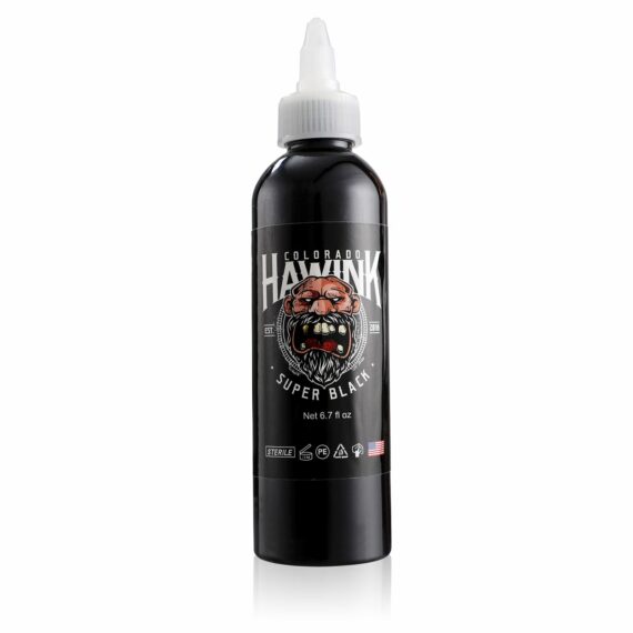 HAWINK® Super Black Tattoo Ink 6.7 OZ(200ml)