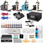 Solong Tattoo Machine Kit 10 barevných inkoustů TK-ST401