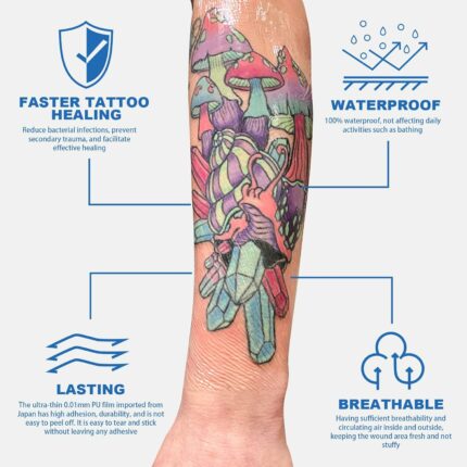 Vendaje impermeable para el cuidado posterior del tatuaje
