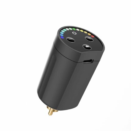 STIGMA Wireless Tattoo Battery RCA Pack &amp; LED digitální displej P802-1-RCA