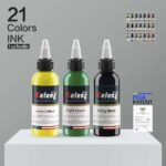Solong Professional Tattoo Ink Set 21 Complete Colors 1oz (30ml)