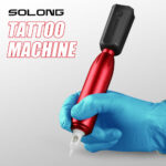 Kit de stylo de tatouage rotatif sans fil Solong SLP63KITTI302-2