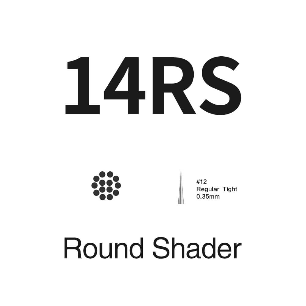 Wkłady z igłami do tatuażu Stigma Round Shader/RS 10szt