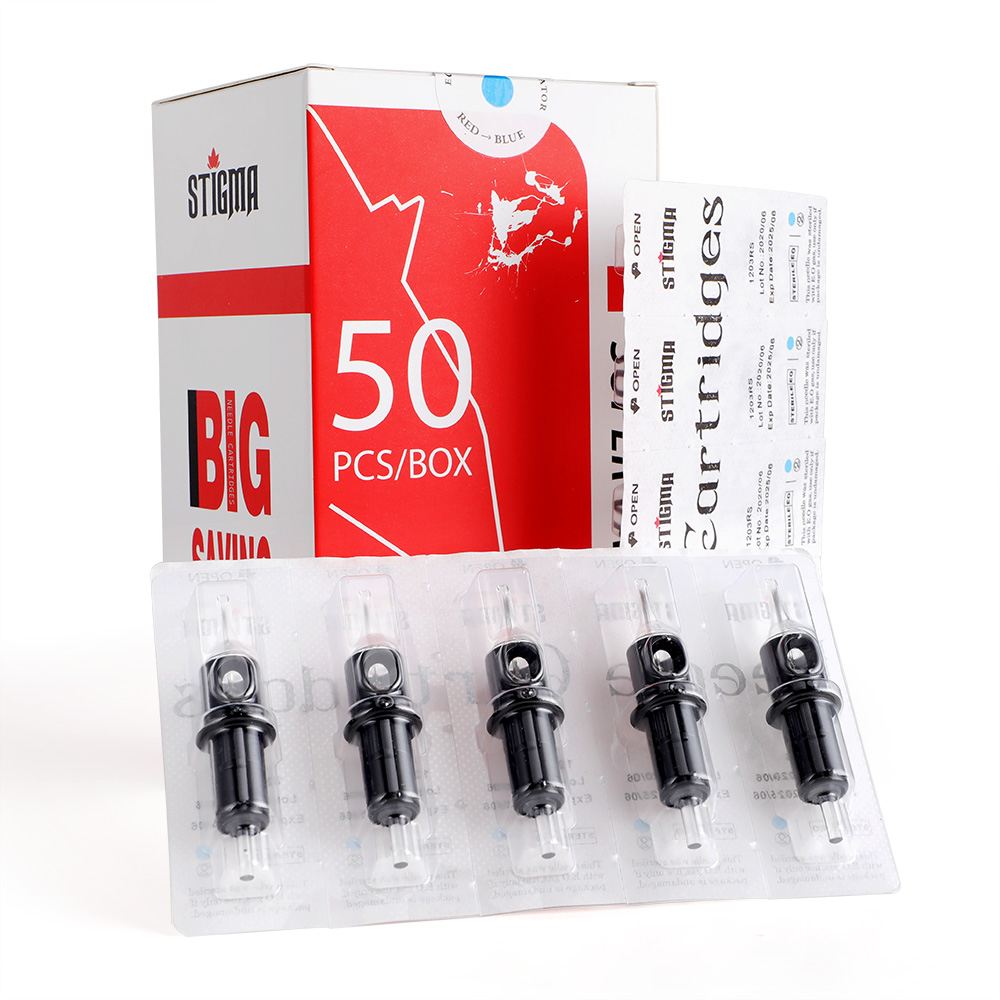 STIGMA Tattoo Cartridges Needle 50pcs Mixed Size