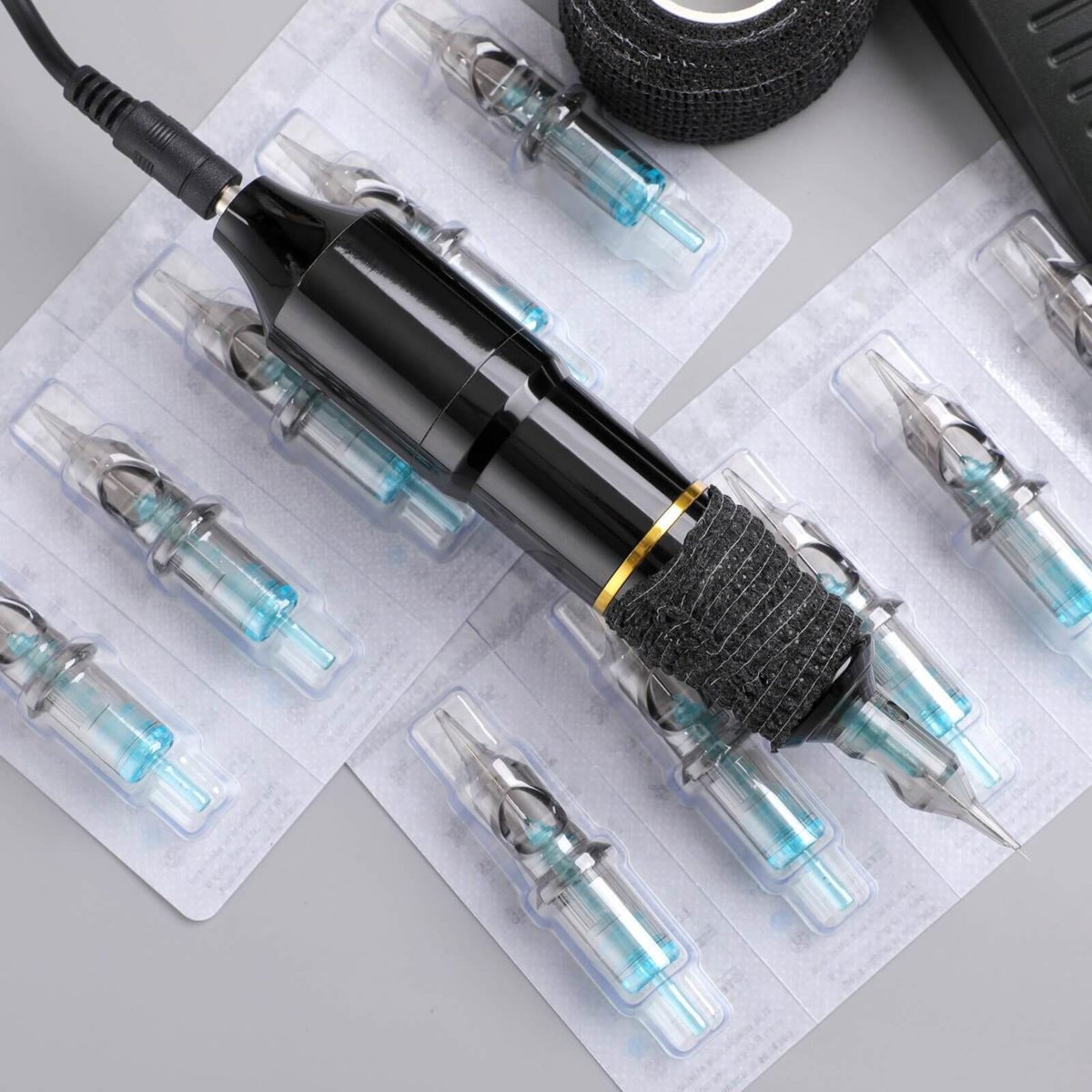 Stigma Rotary Tattoo Pen Kit with 7 color ink