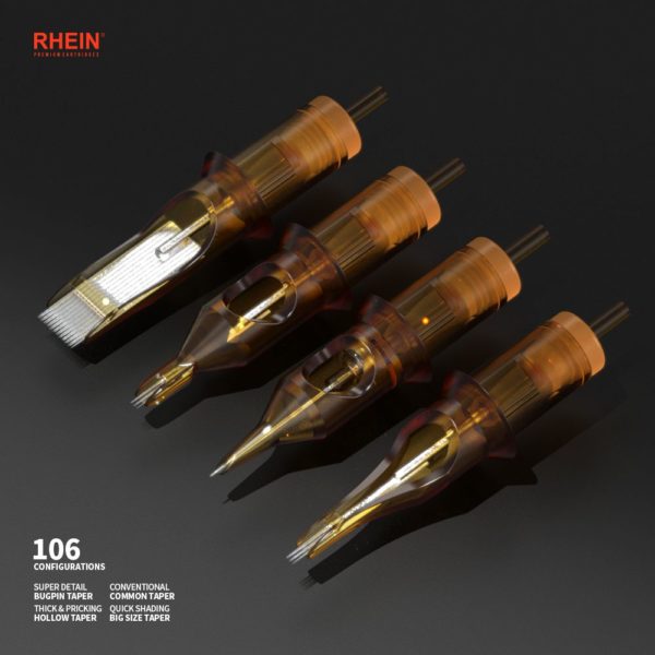 Rhein® Tattoo Cartridges Needle 50pcs Mixed Size