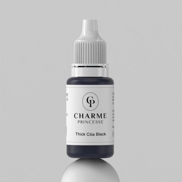 Charme Princesse® Microblading Pigment Ink Thick Cilia Black 1/2 OZ