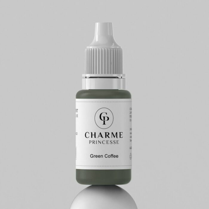 Charme Princesse Microblading Pigment Ink Green Coffee 1/2 OZ