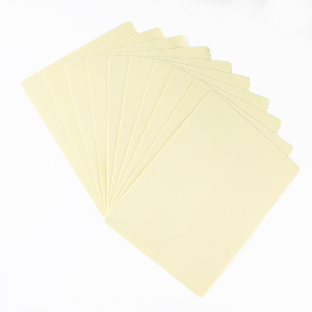 Silicone Double Sides Blank Tattoo Practice Skins Small Size for Beginners 10 Pcs