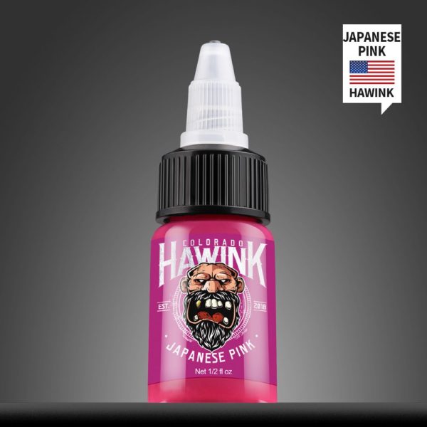 Hawink® Tattoo Ink Japanese Pink 1/2oz