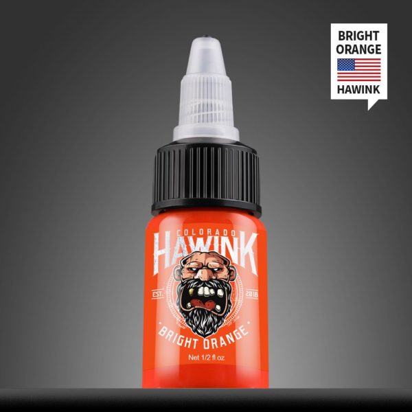 Hawink® Tattoo Ink Bright Orange 1/2oz