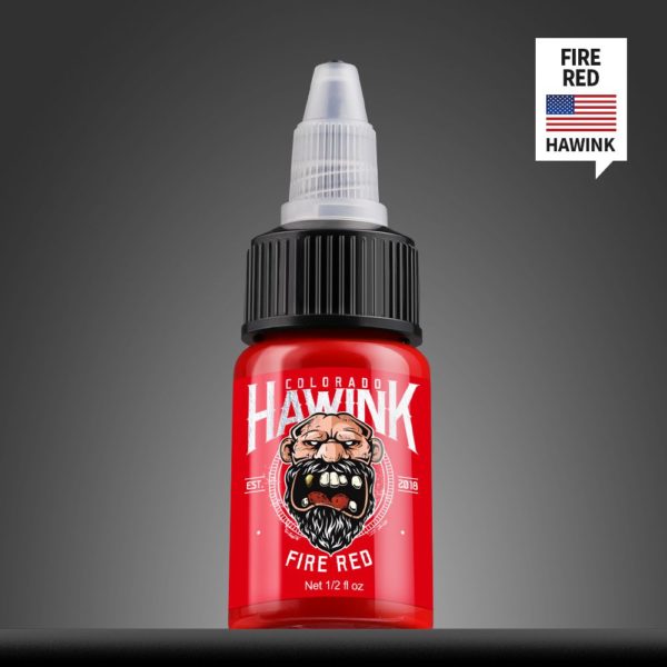 Hawink® Tattoo Ink Fire Red 1/2oz