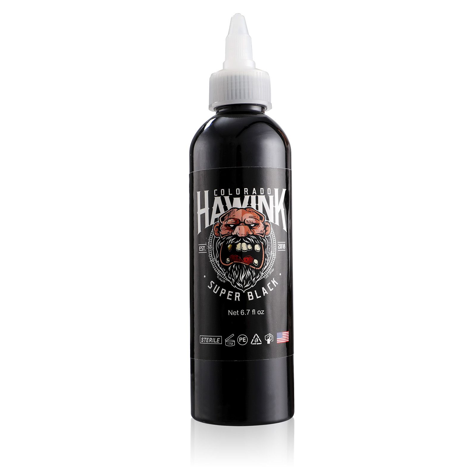 HAWINK® Super Black Tattoo Ink  OZ(200ml) - Solong Tattoo Supply
