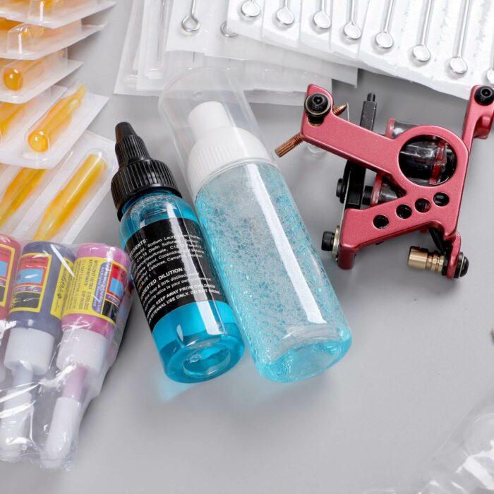 Solong Tattoo Machine Kit with 14 color Ink