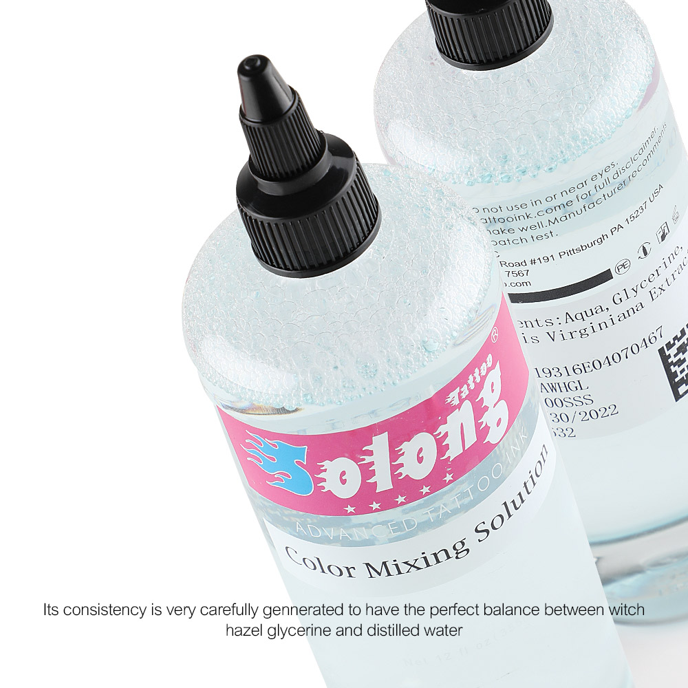 Solong 12oz color mixing solution 360ml for tattoo ink