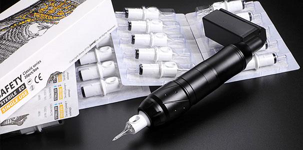 Kit de canetas para máquina de tatuagem rotativa sem fio-EM155KITP199-23