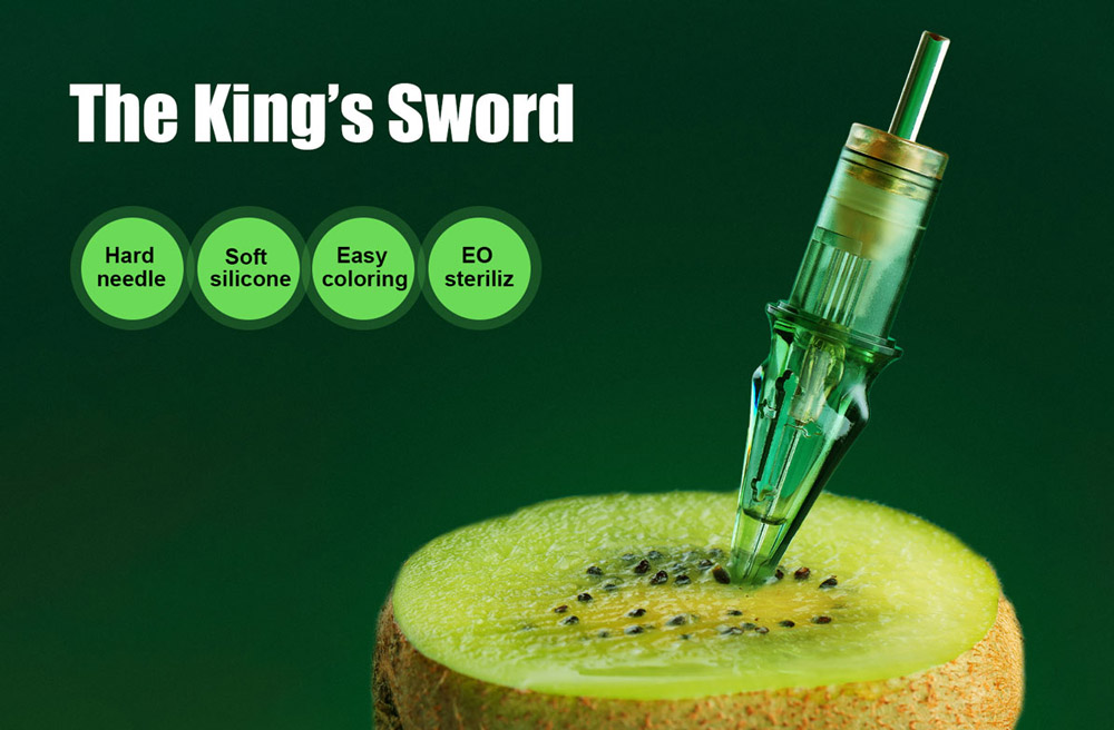 Solong מחסניות חרב המלך EN01S קעקוע מחסנית